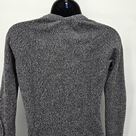 Lululemon Runderful Long Sleeve Size 8 Reconnect Jacquard White Black Top - Picture 7 of 11